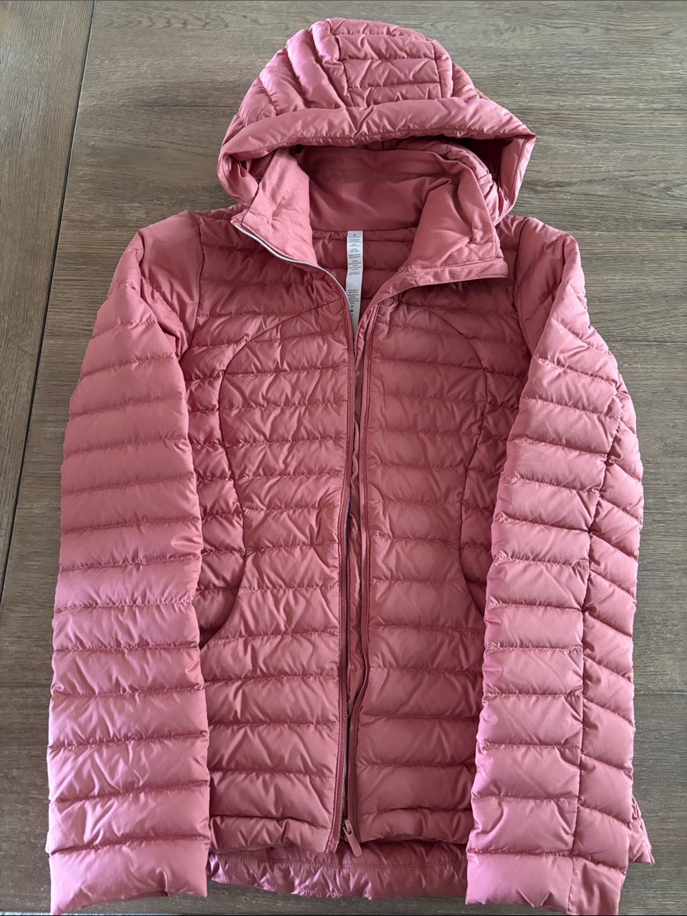 lululemon athletica Pink Hooded Lightweight Puffer Jacket